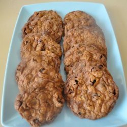 Raisin and Choc-Chip Oat Biscuits / Cookies recipe