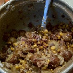 Earl's Warm Potato Salad With Roast Corn and Bacon recipe
