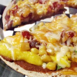 Healthy Mexican Pizza recipe