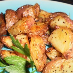 Roasted New Potatoes, Middle Eastern Style recipe