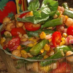 Chickpea, Asparagus and Corn Saute' recipe