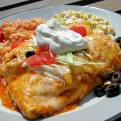 Kiki's Chicken and Bean Enchiladas recipe