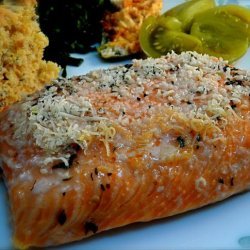 Parmesan Encrusted Salmon Fillet recipe