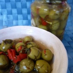 Garlic Olives recipe