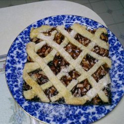 Apple Raspberry Lattice Cake recipe