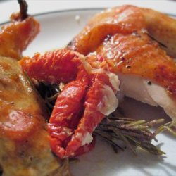 The Perfect Roast Chicken With Garlic and Sun-Dried Tomatoes. recipe