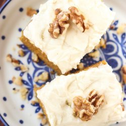 Pumpkin Bars With Cream Cheese Frosting recipe
