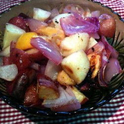 Lemon and Red Onion Roasted Potatoes recipe