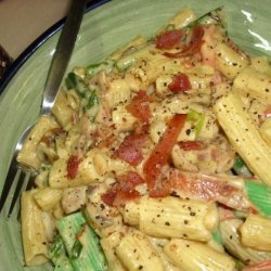 Creamy Green Beans and Pasta recipe