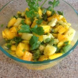 Mango, Pineapple, & Kiwi Salad recipe