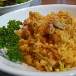 Too Tired, & Broke, Yellow Rice and Chicken recipe