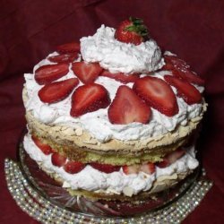 Strawberry Meringue Cake recipe