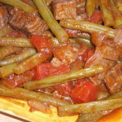 Arabic Green Beans With Beef recipe