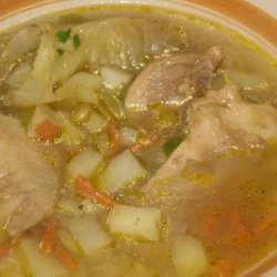 Aguado De Gallina or Chicken Rice Soup recipe