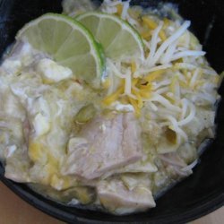 Layered Chicken Enchilada Suiza recipe