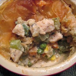 Lower Fat Chicken Pot Pie With Phyllo recipe