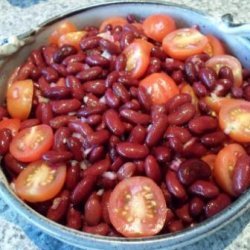 Kidney Bean, Tomato & Red Onion Salad recipe