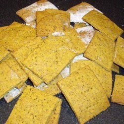Gluten Free Chickpea Crackers recipe