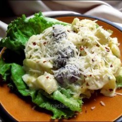 Potatoes in Spicy Cheese Sauce - Papa a La Huancaina recipe