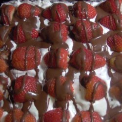Strawberry Brownie Dessert recipe