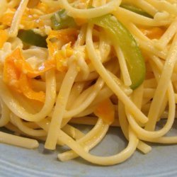 Linguine With Carrot Ribbons and Lemon-Ginger Butter recipe