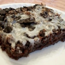 Oreo Cookie Brownies recipe
