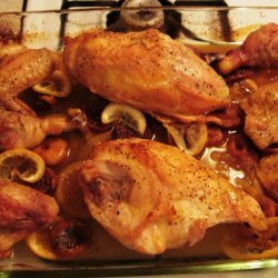 Roast Chicken with Lemon and Figs recipe