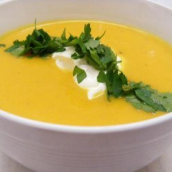Creamy Carrot and Sweet Potato Soup recipe