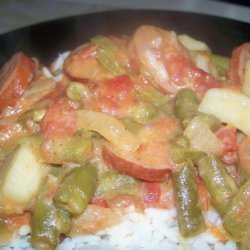 Smoked Sausage, Green Beans & Potato Skillet recipe