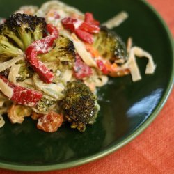 Roasted Broccoli With Garlic and Red Pepper recipe