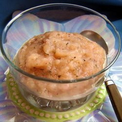 Minted Applesauce With a Hint of Redcurrant recipe