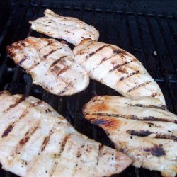 Grilled Chicken Breasts and Asparagus With Orange Glaze recipe