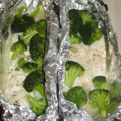 Herbed Fish and Vegetables Barbecued or Oven Baked recipe