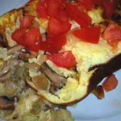 Mushroom N' Cheese Omelet recipe