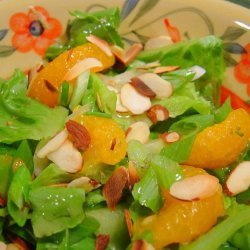 Almost Magic Pan Orange Almond Salad recipe