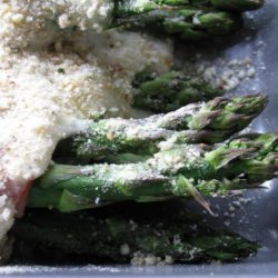 Cheesy Asparagus And Ham recipe