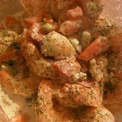 Basic and Simple Shrimp Salad recipe
