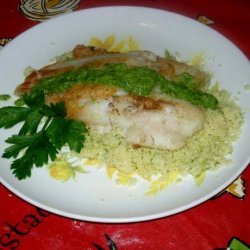 Flounder With Herbed Couscous recipe