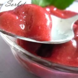 plum sorbet recipe