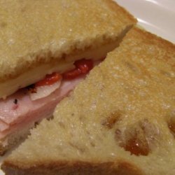 Grilled Turkey and Swiss Panini Sandwich recipe