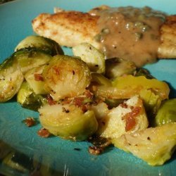 Pan Roasted Brussel Sprouts recipe
