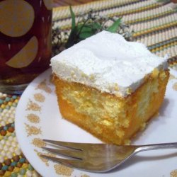 Lemon Orange Rainbow Cake recipe