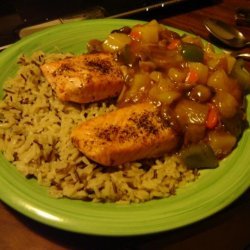 Sweet and Sour Salmon recipe