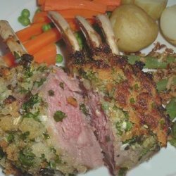 Roast Rack of Lamb With Persillade recipe