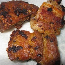 Dominican Style Chicharron ( Fried Pork Skins) recipe