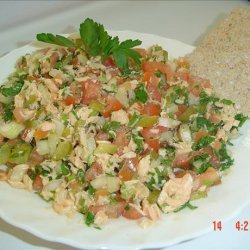 Low Fat Salmon Salad (Kosher- Pareve) recipe
