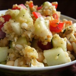 Millet & Quinoa Mediterranean Salad recipe
