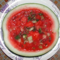 Watermelon Tomato Gazpacho recipe