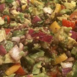 Mediterranean Avocado and Black Bean Salad recipe