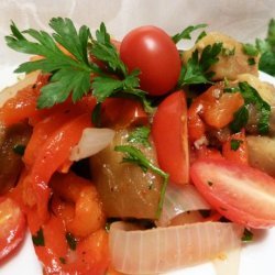 Escalivada (Eggplant Salad With Onions and Peppers) recipe